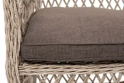 "Эспрессо-80 L" обеденная группа плетеная, цвет бежевый