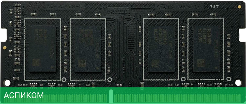 Оперативная память Patriot Signature Line 8GB DDR4 SODIMM PC4-25600 (PSD48G320081S)