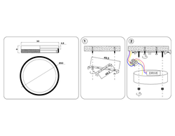 Ambrella Потолочный светодиодный светильник с пультом Ice FA9431
