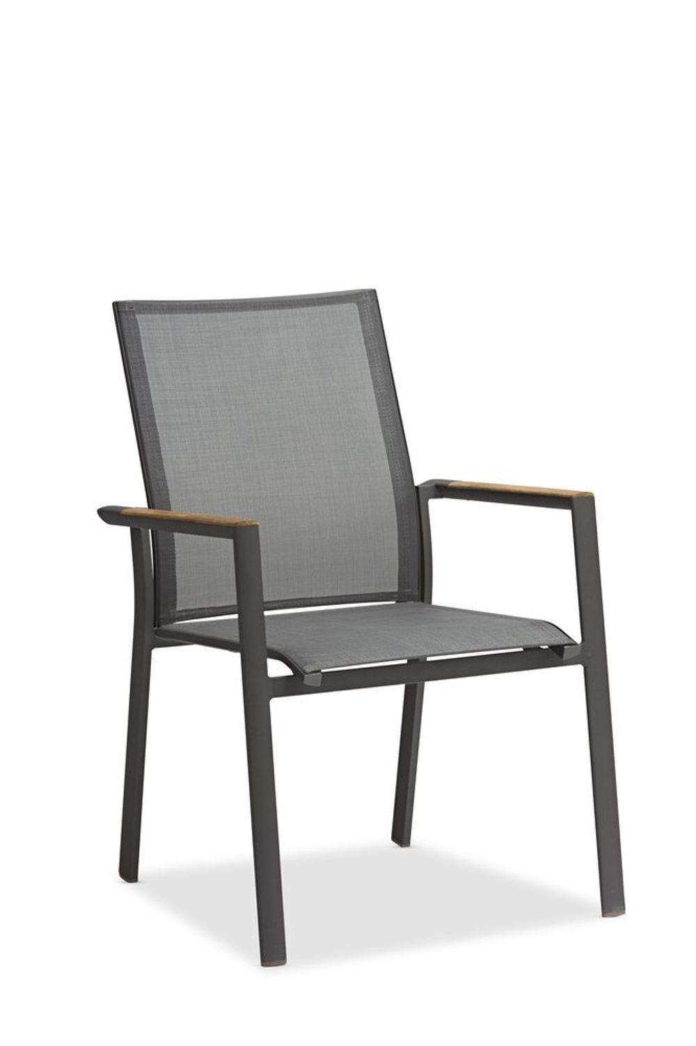 Andy, стул антрацит, алюминий/текстилен