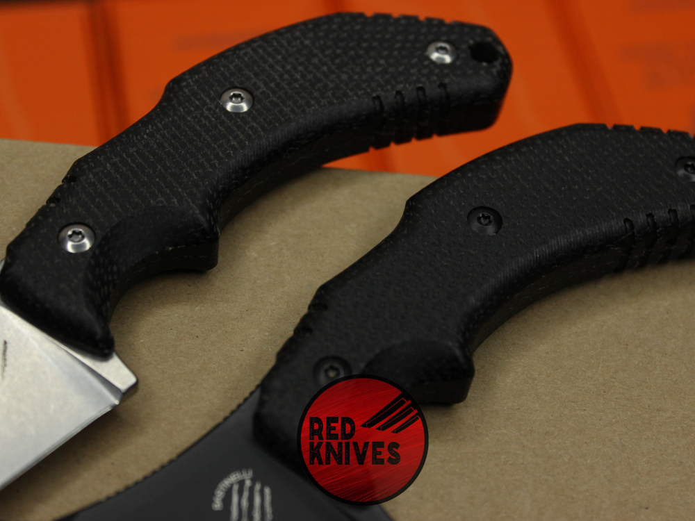 Нож Bastinelli Foreigner Black PVD - черная микарта, клинок черный