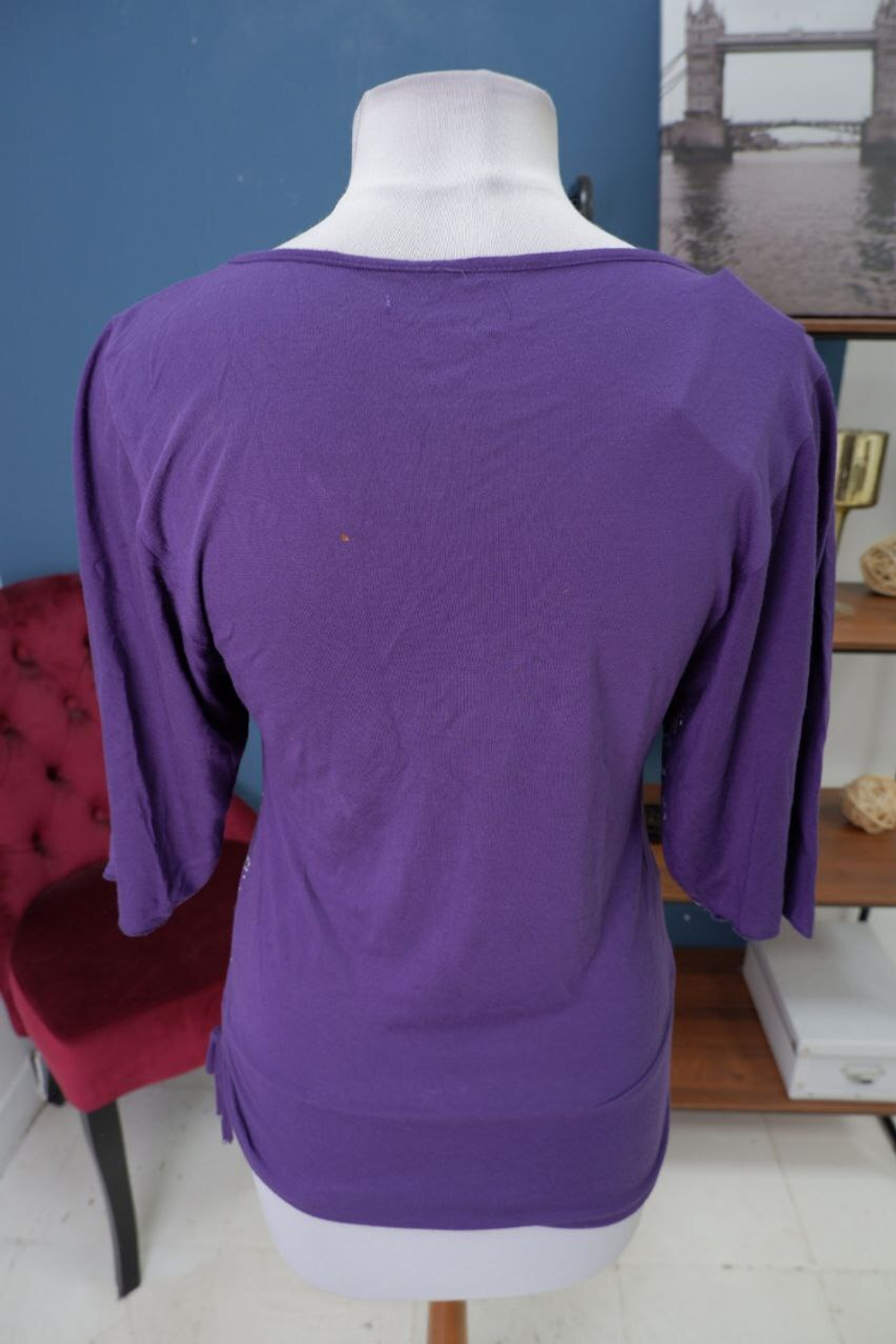 Джемпер из вискозы с принтом 48 размер