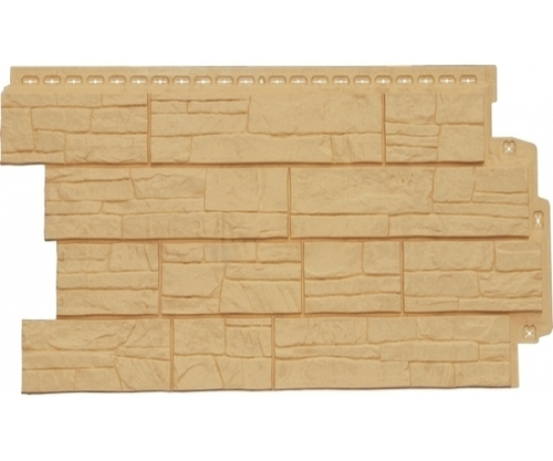 Фасадные Панели GRAND LINE (ГРАНД ЛАЙН) под камень Сланец Песочный