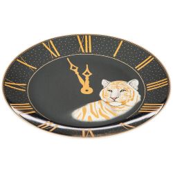 ТАРЕЛКA ЗАКУСОЧНАЯ LEFARD "TOP STYLE" ЧАСЫ 20,5 СМ СЕРАЯ (КОР=24ШТ.)