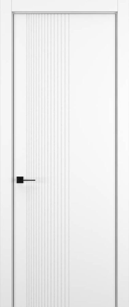 Дверь 7 VERTICAL Матовый Снежный