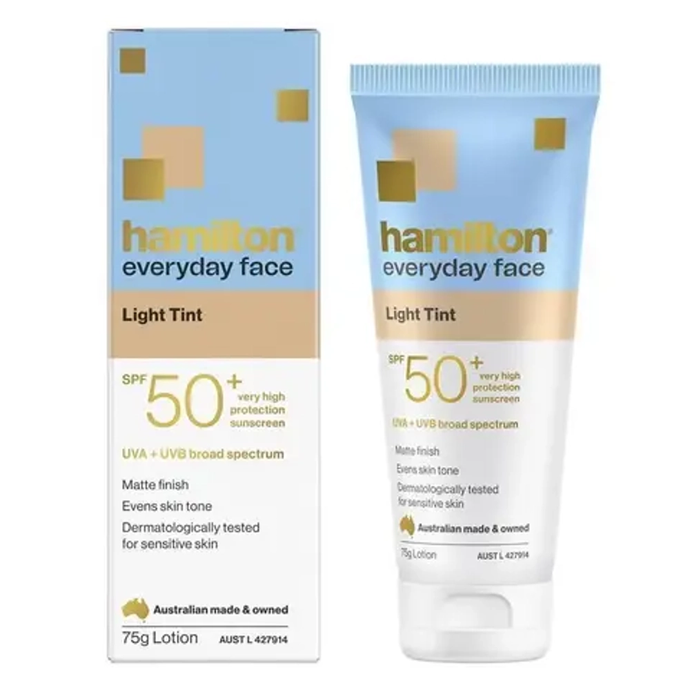 HAMILTON Everyday Face SunCream 50+ Light Солнцезащитный крем 75 мл