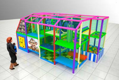 Детский игровой лабиринт «Приключения обезьянки»