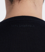 Хлопковый свитер Karl Lagerfeld - темно-синий(655000 534399)