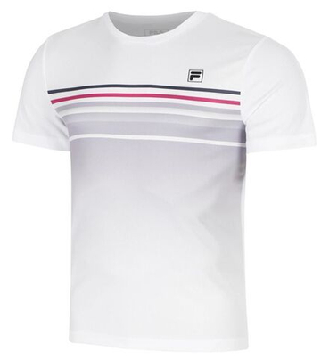 Футболка для мальчика теннисная Fila Miguel - lavender grey print