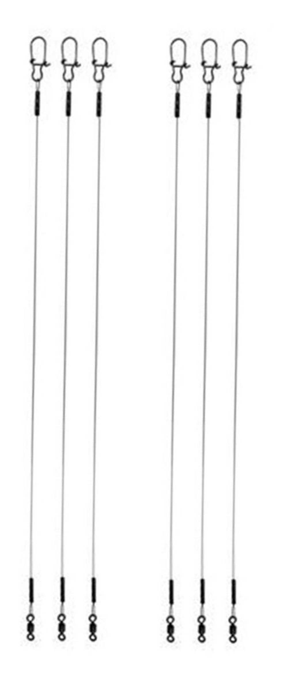 Поводок для рыбалки 19 нитей 16,0кг 0,36мм/25см (2уп по 3шт)