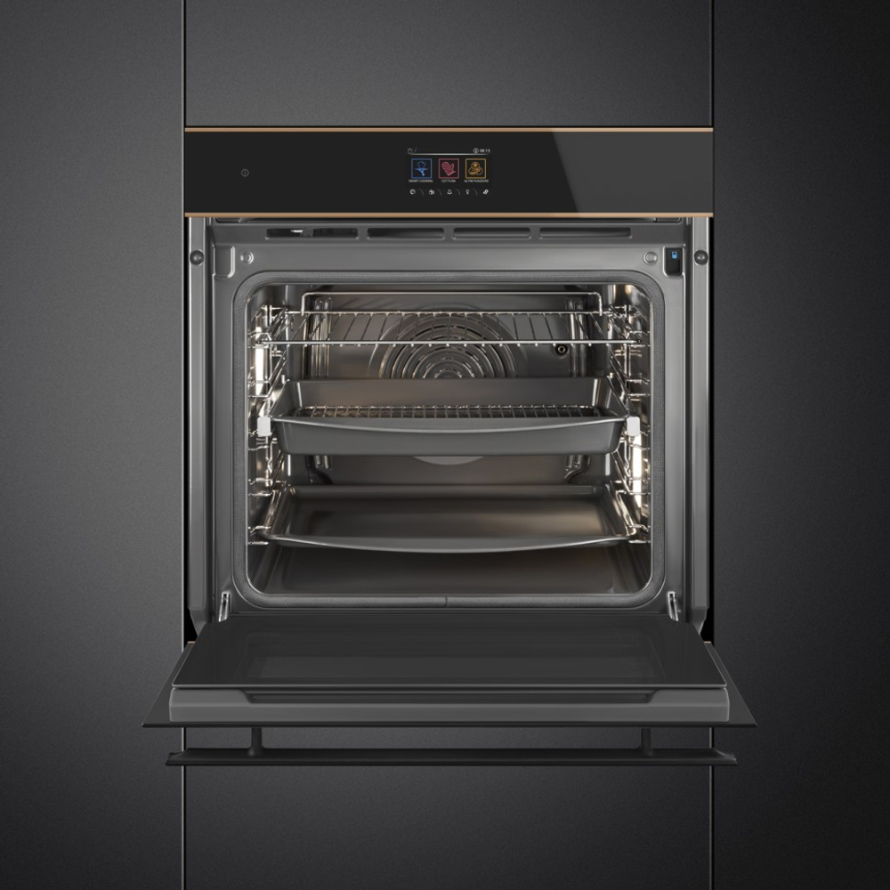 Электрический духовой шкаф Smeg SOP6604S2PNR