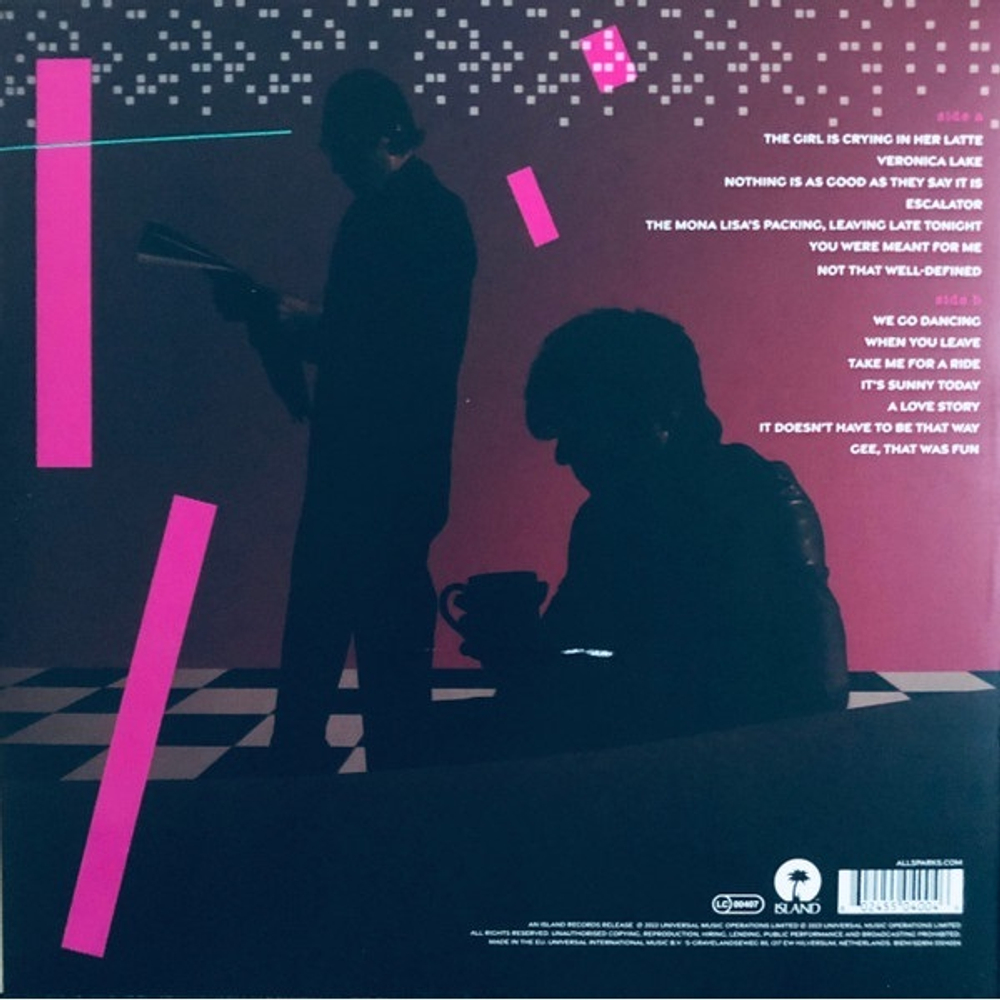 Sparks / The Girl Is Crying In Her Latte (Clear Vinyl)(LP)