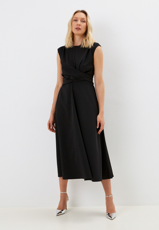 Платье с двойным запахом Butterfly, цвет черный