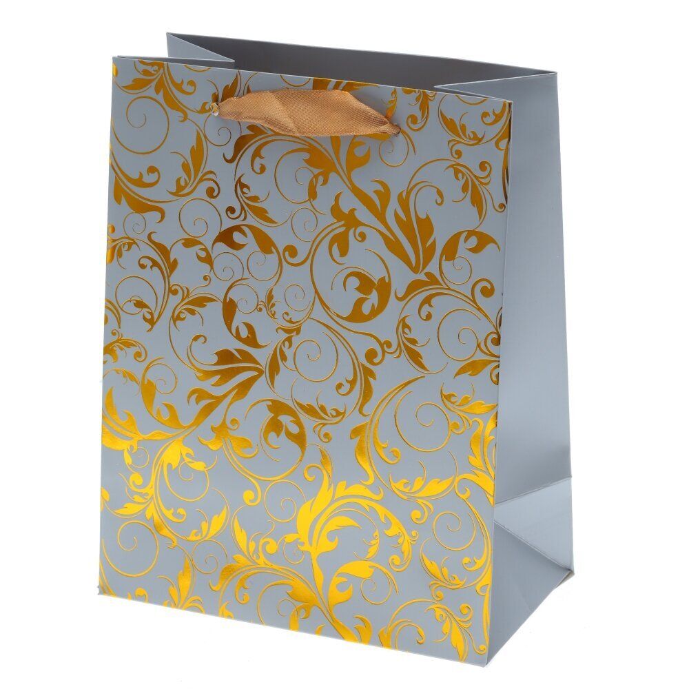 GAEM Пакет подарочный S (бумага 210г/м2, блок 12шт), L18 W10 H23 см, 4в.