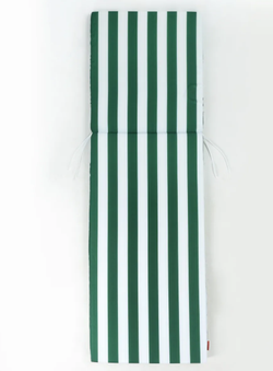 Матрас для шезлонга Malurre водонепроницаемый 55x180см Зелено-белая полоса