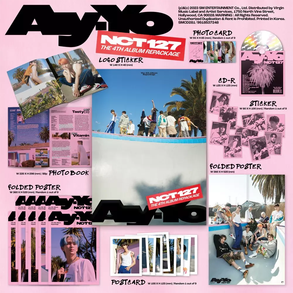 Альбом NCT 127 - AY-YO [THE 4TH ALBUM REPACKAGE]