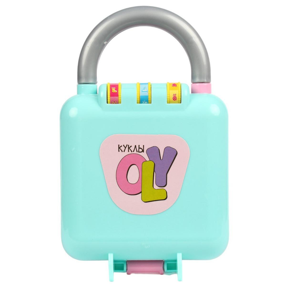 Куколка OLY в кепке/в шляпе в чемоданчике. Мальчик 8см, ВВ3860 арт.3381-1 (Bondibon)