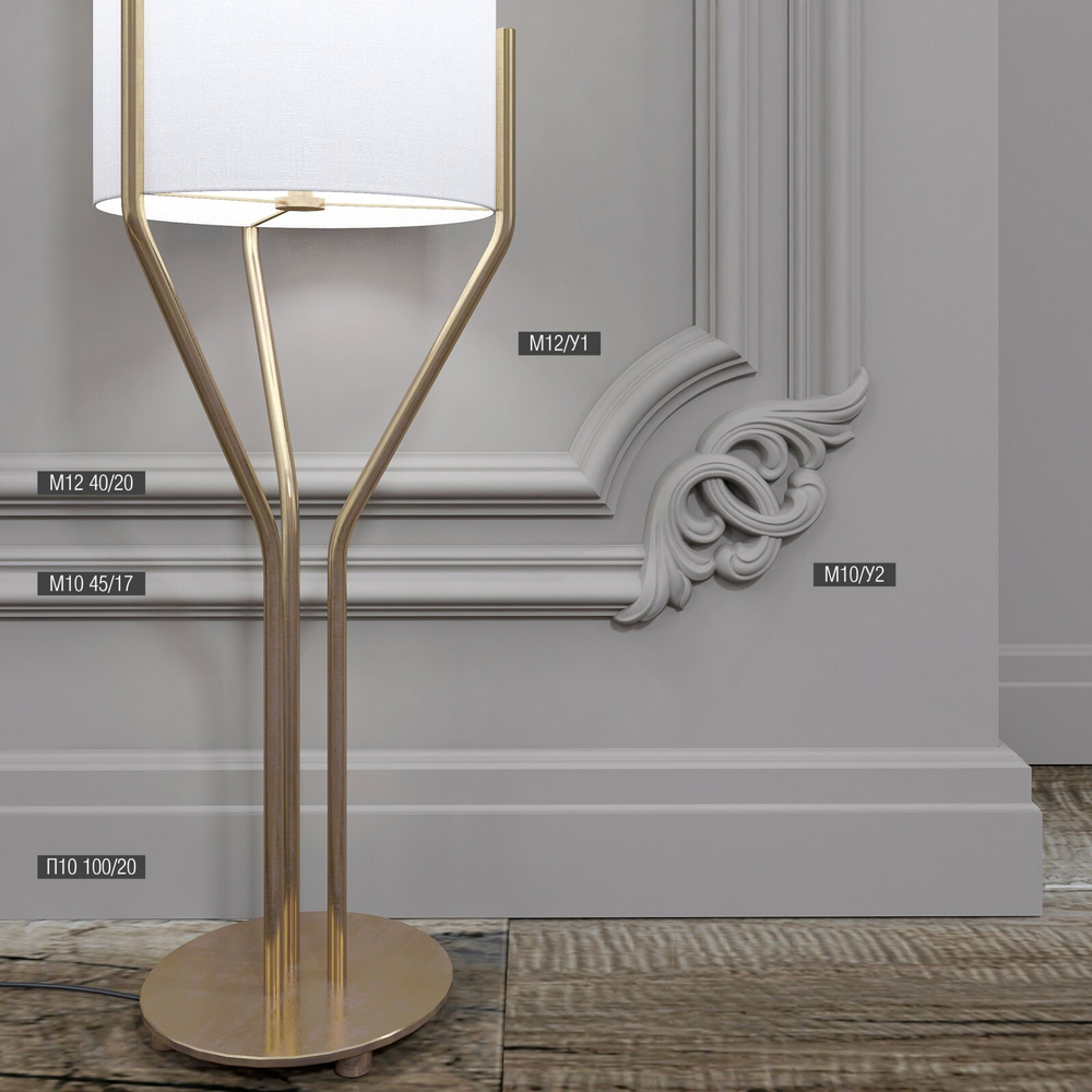 bello deco Молдинг XPS М 12 (40x20) 00-00004593