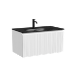 Тумба с раковиной Sancos CODE CD80W/CN13002MB 80 белая
