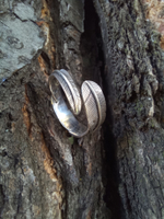 Кольцо ПЕРО-2, серебро