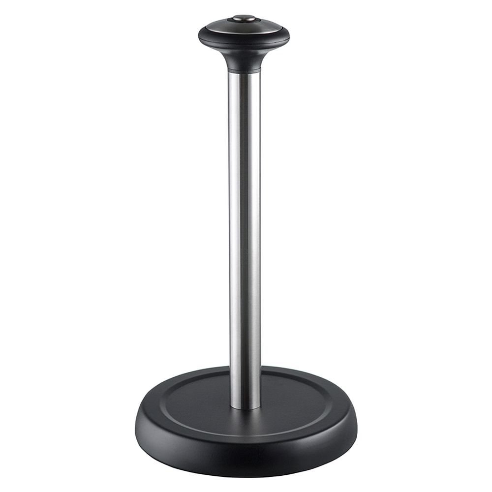 Держатель для бумажных полотенец Mio, 19,5х37 см, черный/хром