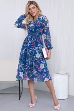 Платье "Волшебная история" (синее) НЬЮ П6797 LT Collection