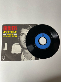 Винтажная виниловая пластинка LP Didier Josephine Dans Le Tout Petit Matin 7 дюймов (France 1975)