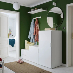 Платяной шкаф - IKEA PLATSA/FONNES  / ПЛАТСА/ФОННЕС ИКЕА, 180x57x123 см, белый
