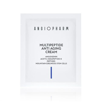 ANGIOPHARM МУЛЬТИПЕПТИДНЫЙ ОМОЛАЖИВАЮЩИЙ КРЕМ, 3 мл | MULTIPEPTIDE ANTI AGING CREAM