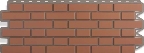 Фасадная панель Альта Профиль Клинкерный кирпич Красный 1130*420мм 0,48м2