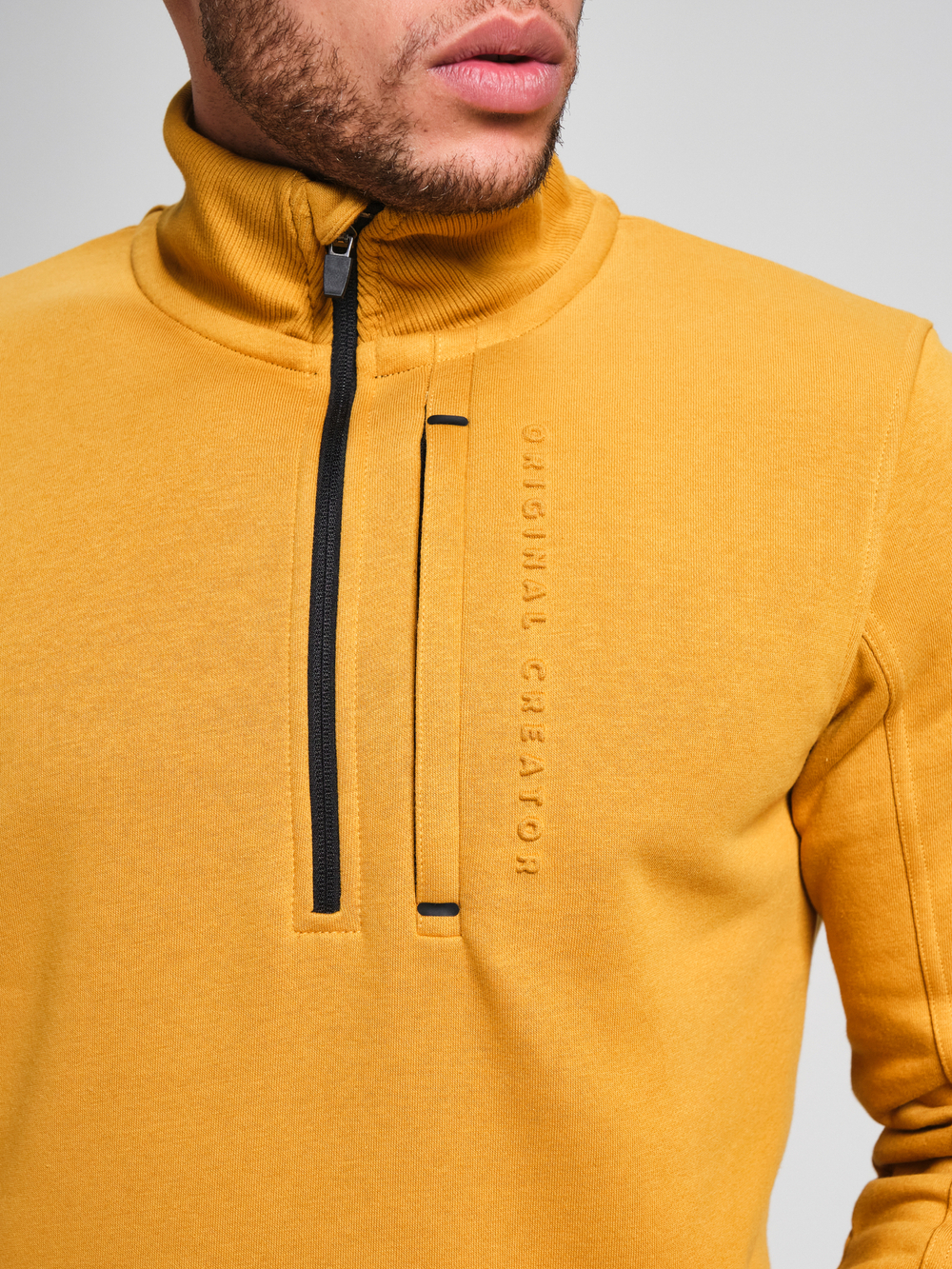 Свитшот с короткой молнией ORIGINAL CREATOR HALF ZIP, Желтый