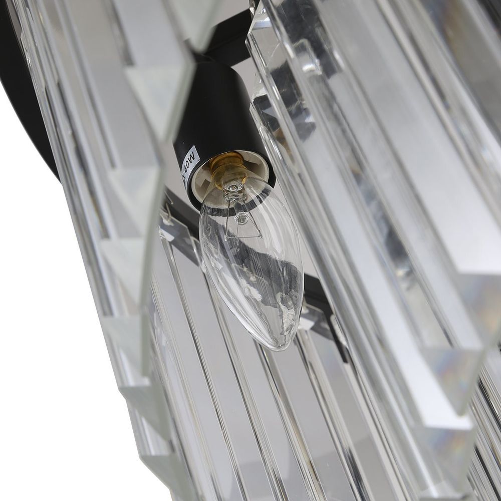 Люстра Odeon 10B black/clear