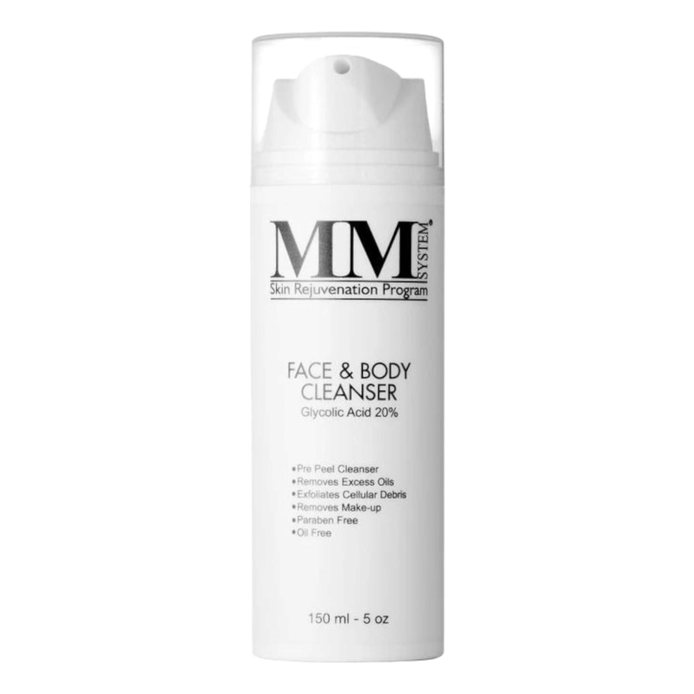 Гель-пилинг очищающий для лица и тела с гликолевой кислотой 20% Mene&Moy System Face&Body Cleanser 150мл