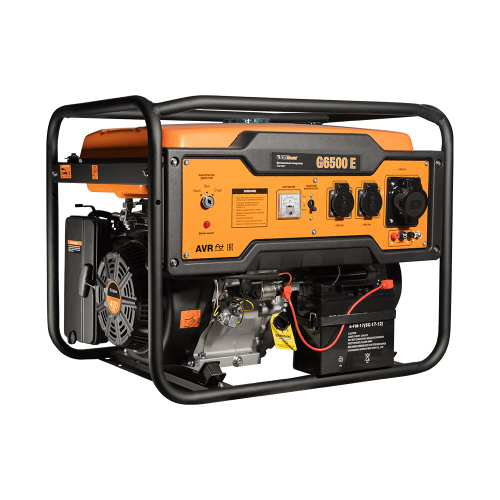 Бензиновый генератор FoxWeld Standart G6500 E 7242