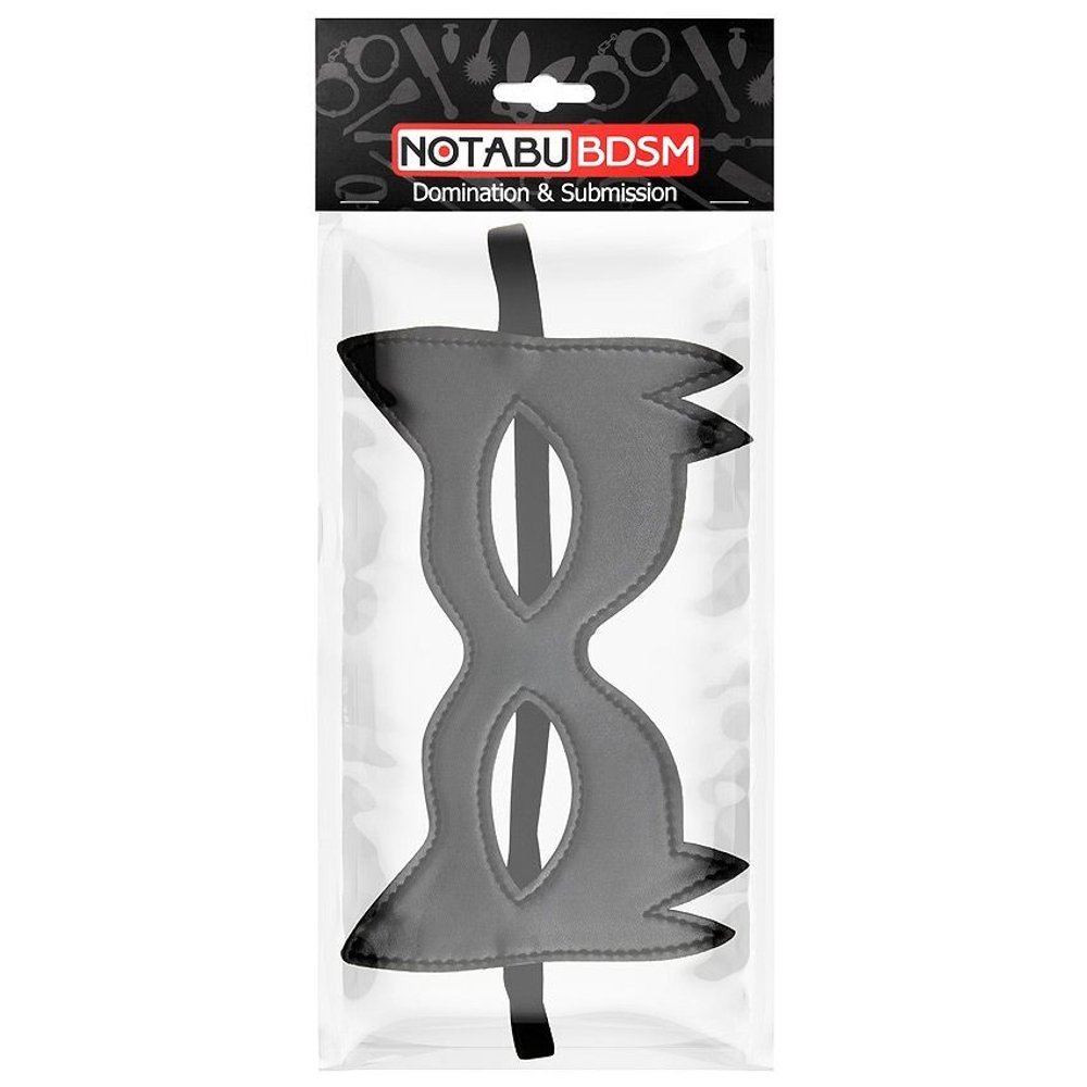 Оригинальная маска для BDSM-игр (Цвет: черный)