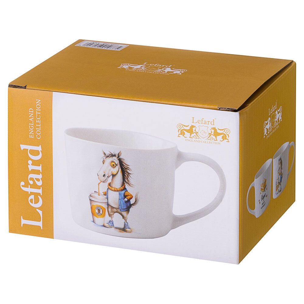 КРУЖКА LEFARD "CRAZY COFFEE" 380МЛ