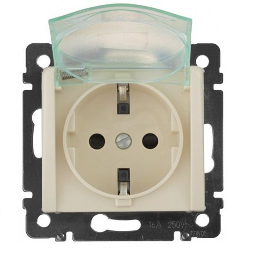 4120/4220 Розетка влагозащищенная слоновая кость