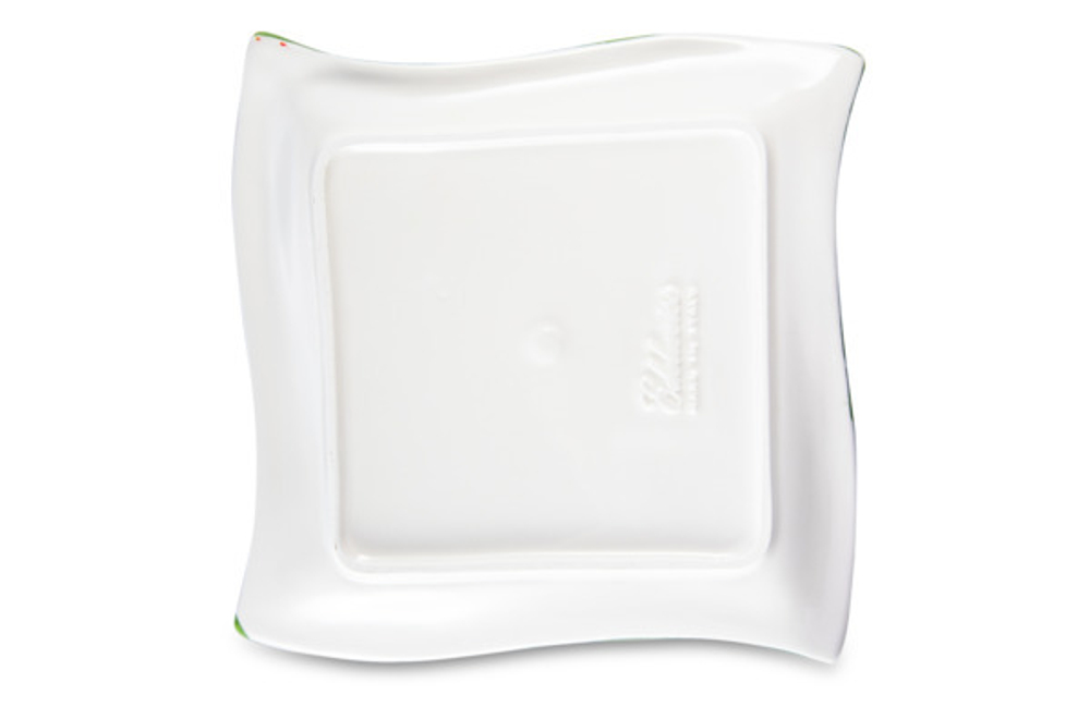 Блюдо с изгибом 20х20см Edelweiss Томаты и оливки