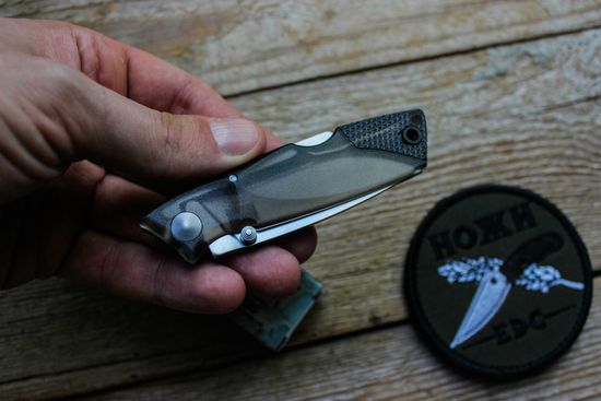 Складной нож Ontario 8798SMK Wraith Ice Series Smoke c клинком из стали 1.4116 Krupp (X50CrMoV15) рукоять ABS-пластик