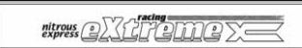 Наклейка лоб.стекла Светофильтр "EXTREME nitrous" 16,5x130см, (цвет черный), фон белый 05251