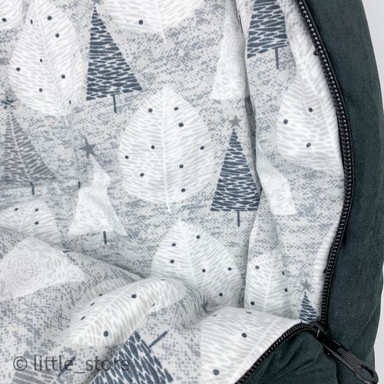 Конверт-мешок в коляску "Сноу" графит