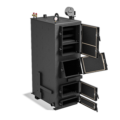 Твердотопливный котел длительного горения Huntel Hot 110