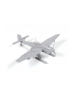 Сборная модель ZVEZDA Нем.бомбардировщик Юнкерс Ju-87B2-U4 "Stuka" на лыжах (сборка без клея), 1/72