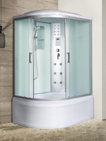 Душевая кабина RIVER  DUNAY 120/90/44  MT R 120х90 см,  матовое стекло, поддон высокий, радио, правосторонняя