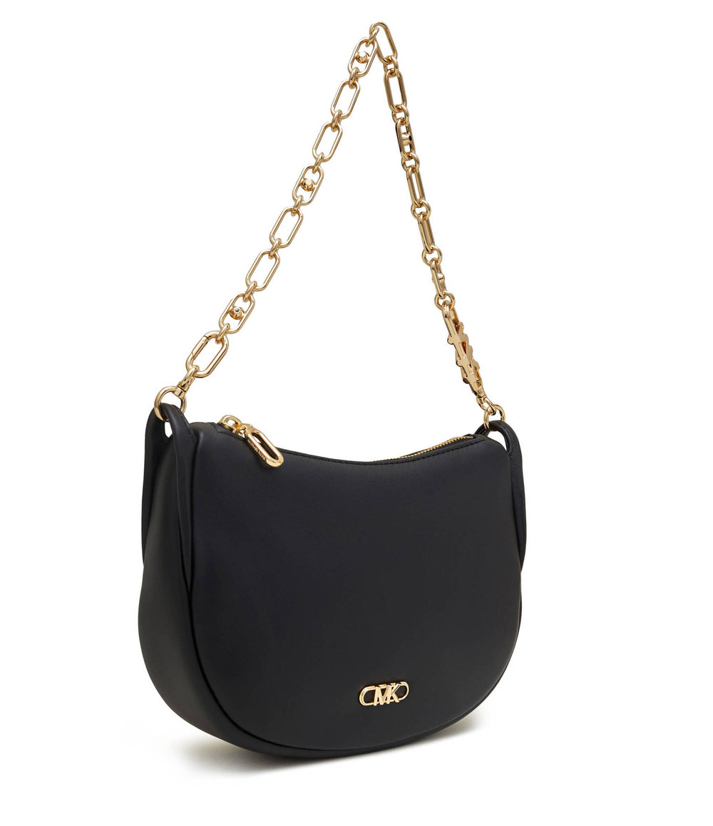 Кожаная сумка хобо Michael Kors - черный(32H3G8NC1L)