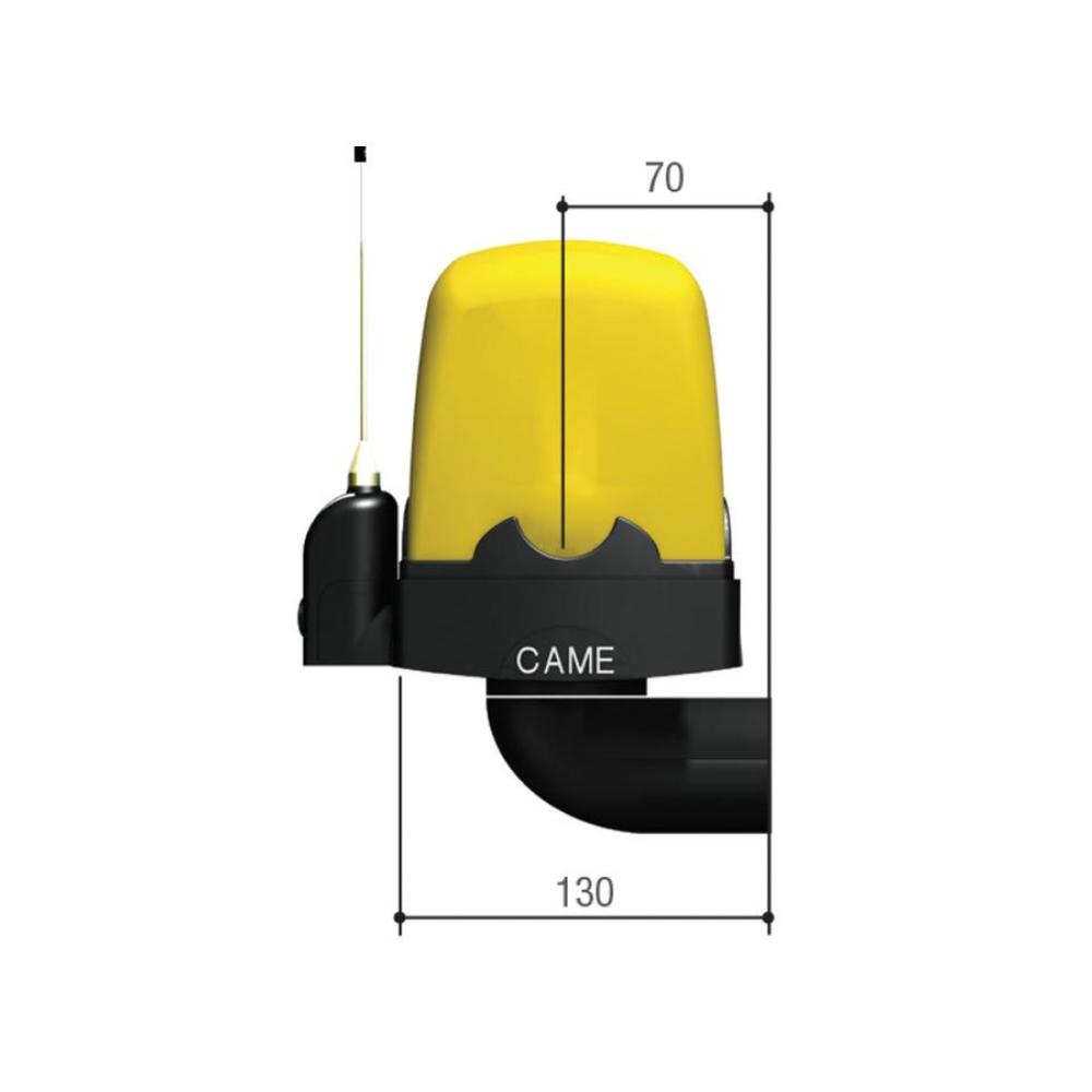 Кронштейн для настенного крепления KIAROS вместе с лампой
