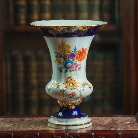 Ваза саксонского фарфора