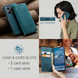 Чехол-книжка CaseMe Matte Xiaomi Redmi Note 12 5G