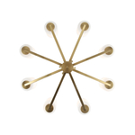 SL1403.303.08 Люстра подвесная ST-Luce Латунь/Прозрачный E27*8 40W ОПАЛ