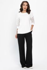 Джемпер В гармонии с собой НЬЮ (молочный) Б14117-48М LT Collection